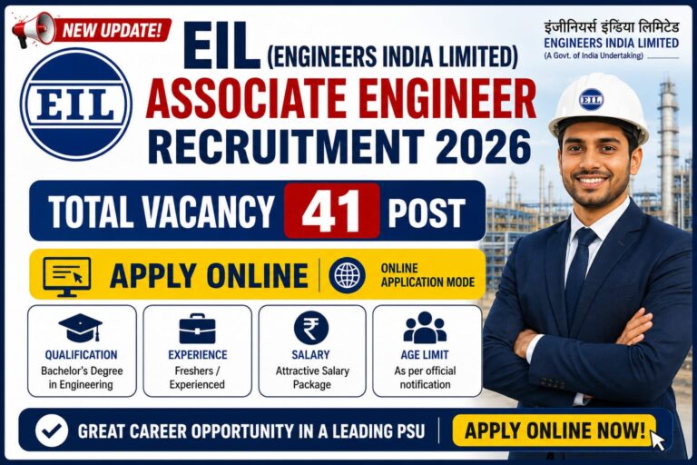 EIL Associate Engineer Recruitment 2026