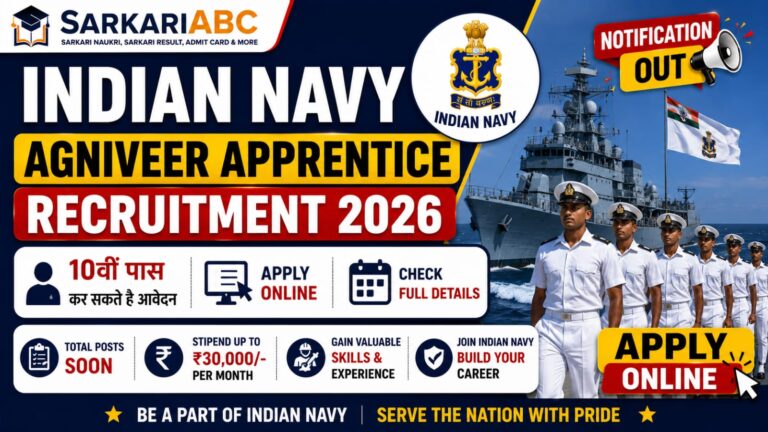 Indian Navy Agniveer Apprentice Recruitment 2026