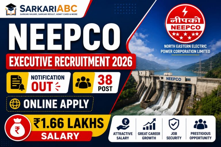 NEEPCO Executive Recruitment 2026