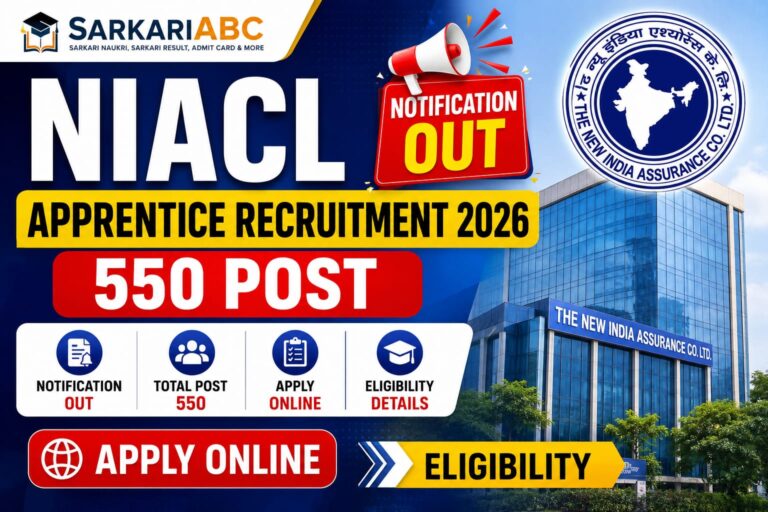 NIACL Apprentice Recruitment 2026