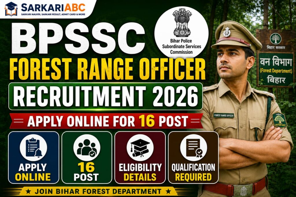 BPSSC Forest Range Officer Recruitment 2026