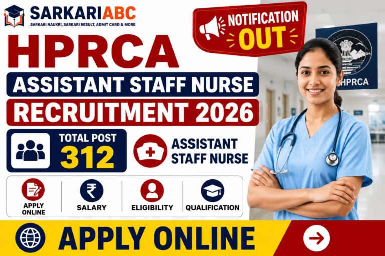 HPRCA Assistant Staff Nurse Recruitment 2026