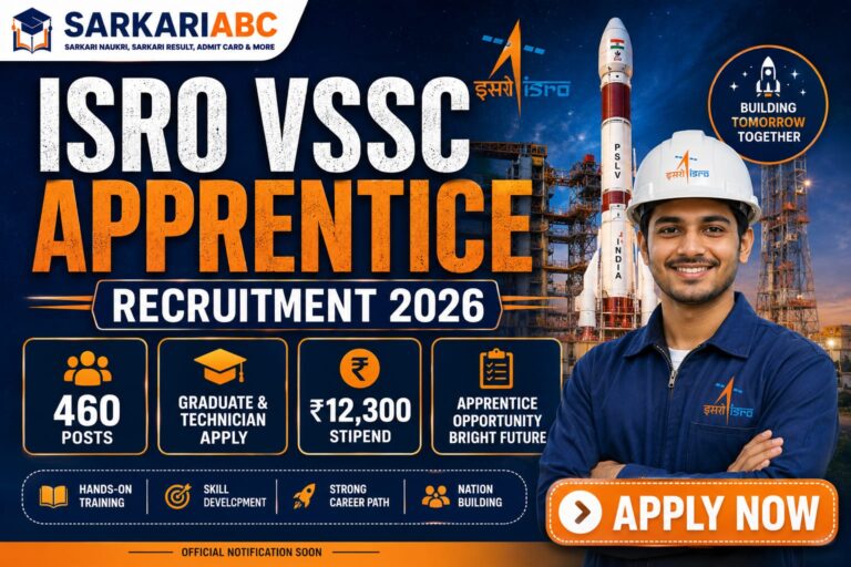 ISRO VSSC Apprentice Recruitment 2026