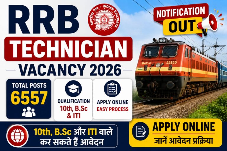 RRB Technician Vacancy 2026
