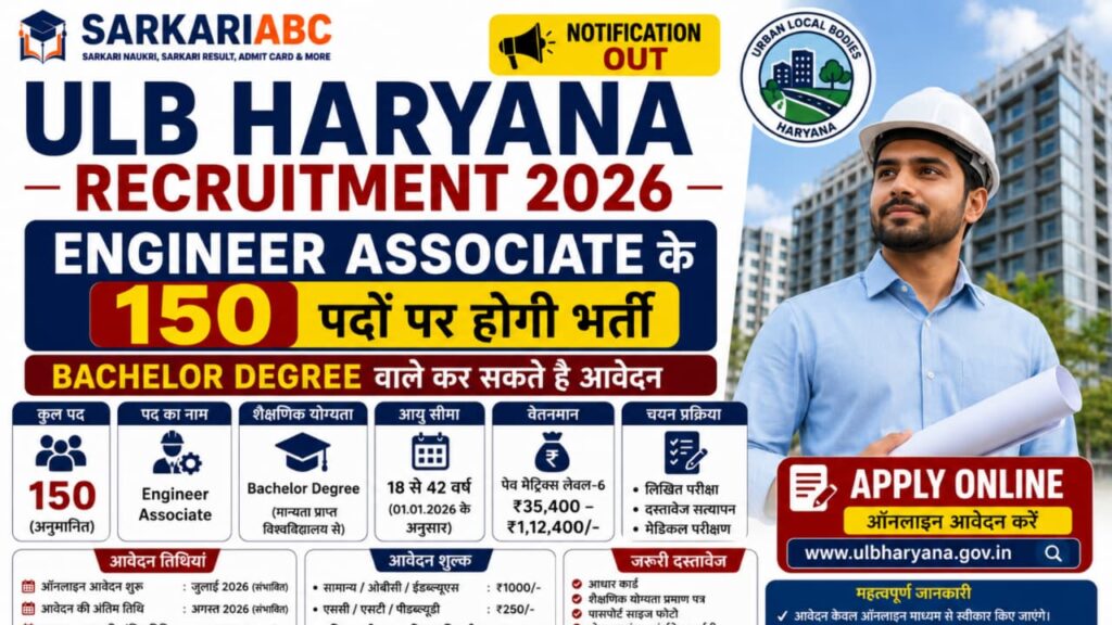 ULB Haryana Recruitment 2026