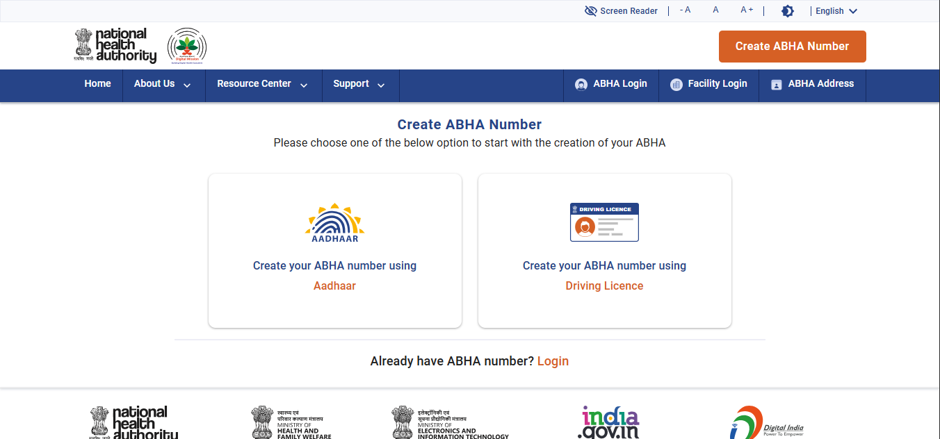 ABHA Card Online Apply 2026