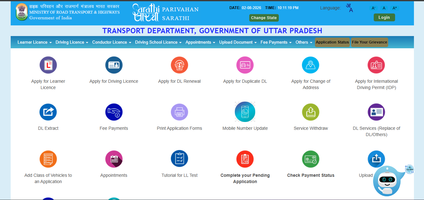 Driving Licence Online Apply 2026