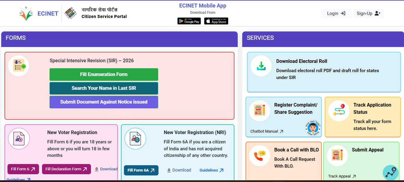 Voter ID Card Apply Online 2026