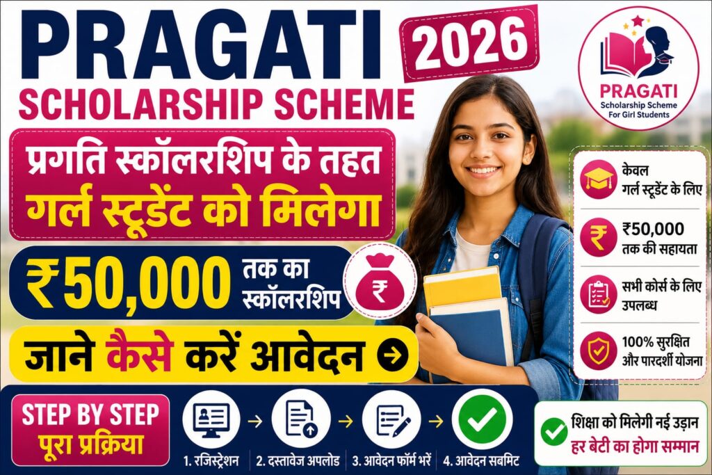 Pragati Scholarship Scheme For Girl Students 2026